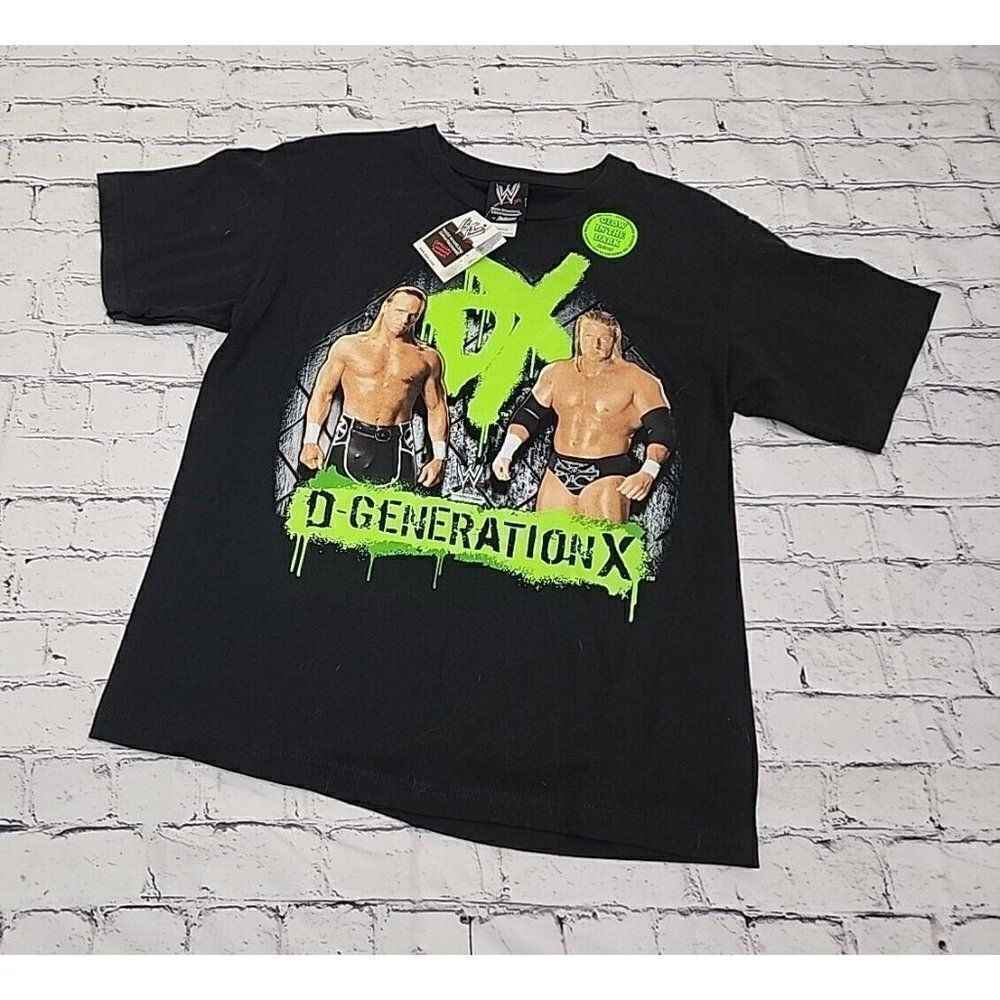 WWE D Generation X Glow in the Dark T-Shirt Large NEW NWT RARE